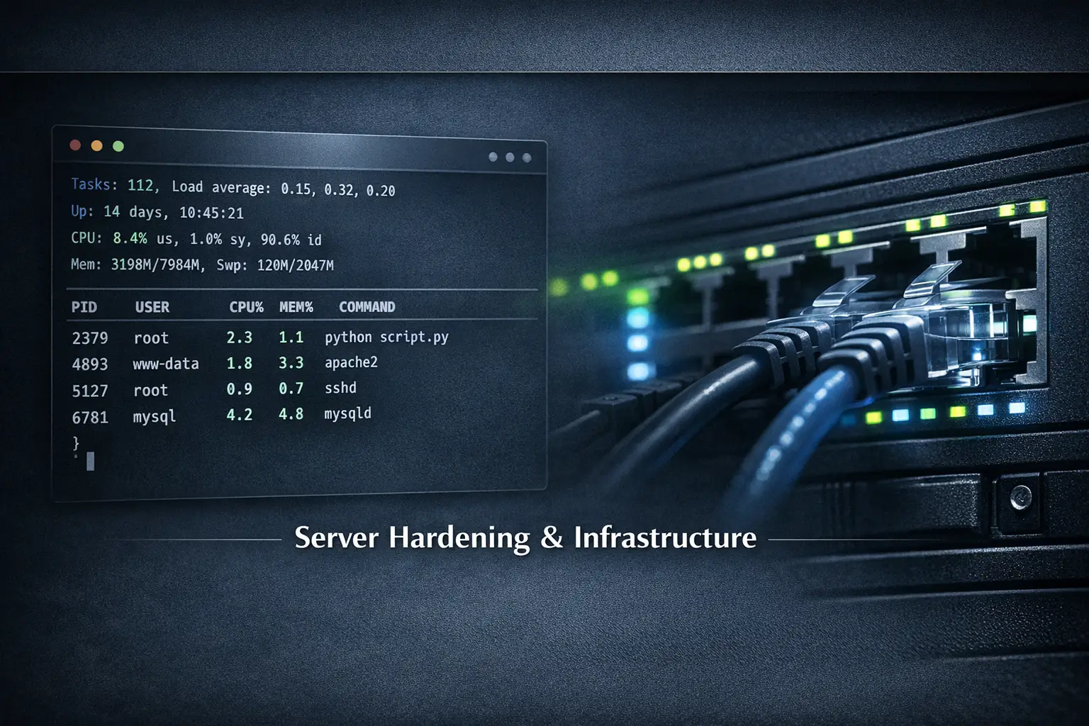 Home server hardening & infrastructure