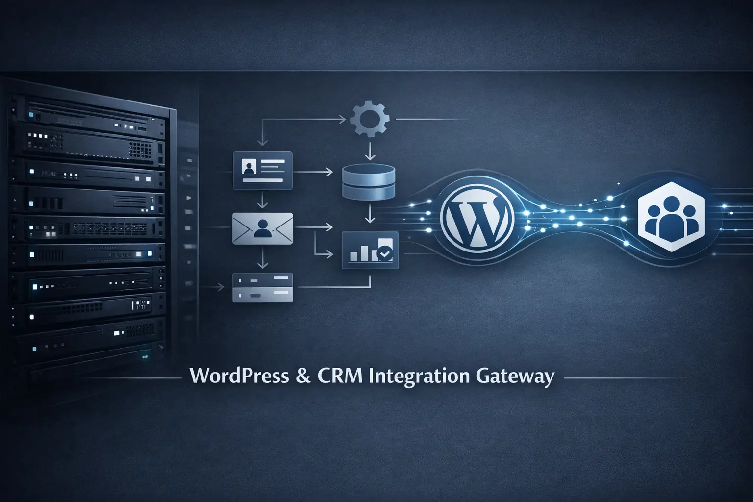 Home wordpress & crm integration gateway
